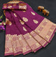 Beautiful Look Soft Banarasi Silk Designer Saree With Blouse