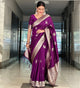 Beautiful Look Soft Banarasi Silk Designer Saree With Blouse