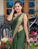 Stunning Look Soft Banarasi Silk Designer Saree With Blouse