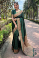 Attractive Look Soft Banarasi Silk Designer Saree With Blouse