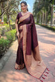 Rich Look Soft Banarasi Silk Designer Saree With Blouse
