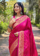 New Look Soft Banarasi Silk Designer Saree With Blouse