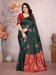 Stunning Look Soft Banarasi Silk Designer Saree With Blouse
