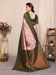 Beautiful Look Soft Banarasi Silk Designer Saree With Blouse