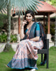 Rich Look Soft Banarasi Silk Designer Saree With Blouse