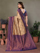 Stunning Look Soft Banarasi Silk Designer Saree With Blouse