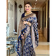 Beautiful Look Soft Banarasi Silk Designer Saree With Blouse