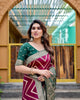 Attractive Look Soft Banarasi Silk Designer Saree With Blouse