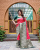 Beautiful Soft Silk Designer Saree With Blouse