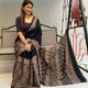 Stunning Look Soft  Light Weight Silk Designer Saree With Contrast Blouse