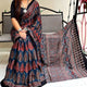 Stunning Look Soft  Light Weight Silk Designer Saree With Contrast Blouse