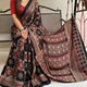 Stunning Look Soft  Light Weight Silk Designer Saree With Contrast Blouse